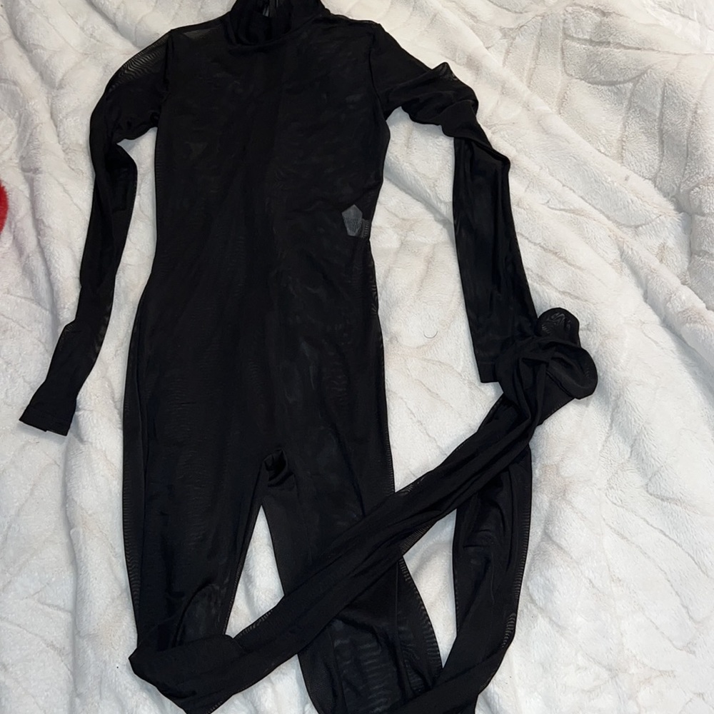 Black mesh bodysuit (ONLY)